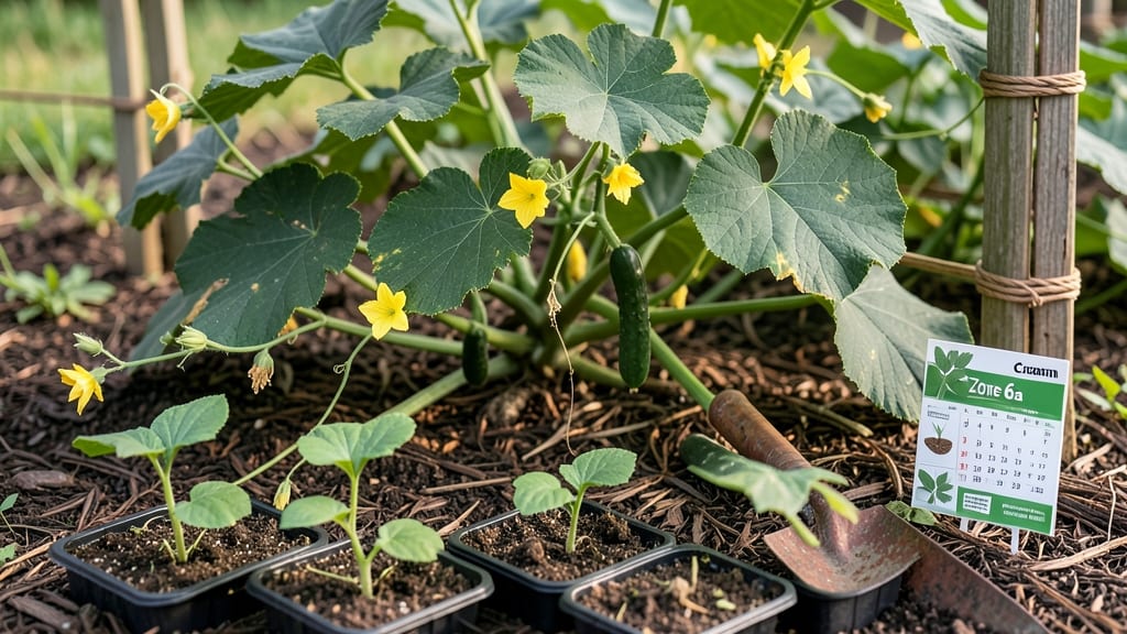 When to Plant Cucumbers in Zone 6a: Frost-Free Deadlines for Heavy Harvests