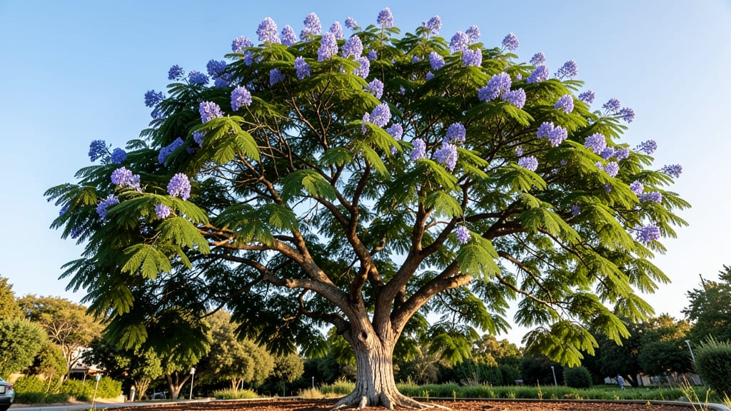 How Tall Do Jacaranda Trees Grow: Mature Height Ranges by Variety & Climate